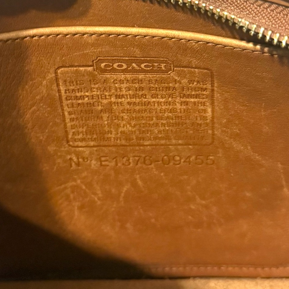 Coach Vintage Basic Bag 9455 – British Tan / Pre-owned with signs of use - Picture 3 of 11